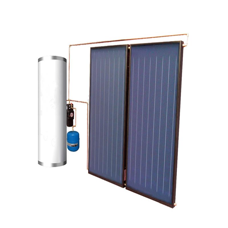 Split Pressurized Flat Plate Solar Water Heater for Household